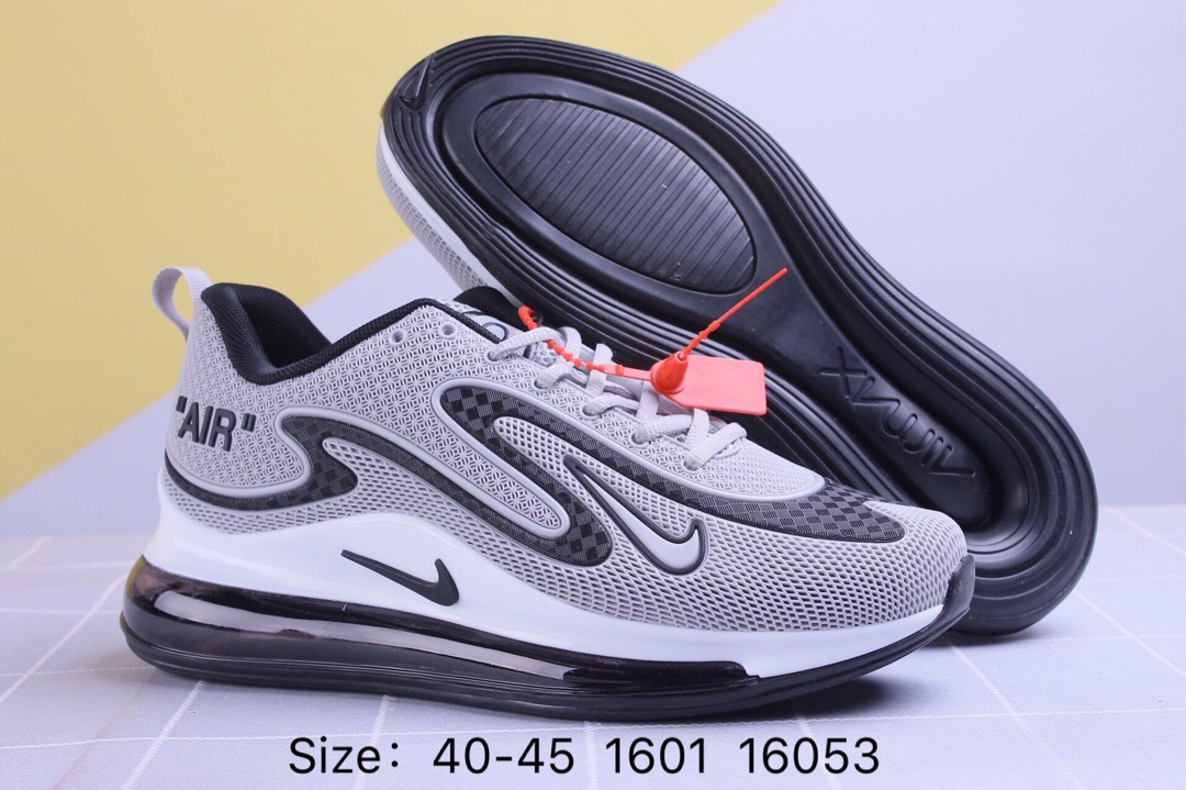 Nike Air Max 720 Plastic Grey Black Shoes - Click Image to Close